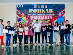 Puluhan Peserta Menembak Ikuti Kejuaraan Porkab Tulang Bawang 2025