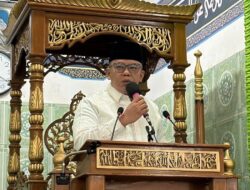 Ini Pesan Bupati Way Kanan Di Perayaan Solat Idul Fitri 1447 H Bersama Masyarakat Di Masjid At Taqwa