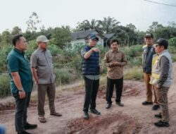 Gubernur Lampung Rahmat Mirzani Percepat Benahi Infrastruktur Ruas Jalan Rawa pitu