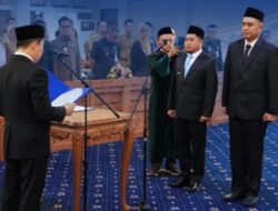 Sekda Provinsi Lampung Marindo Lantik Pejabat Tinggi Pratama Dan Pejabat Administrator