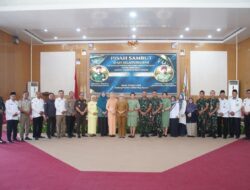 Pemkab Way kanan Hadiri Pisah Sambut Komandan Lanudad Gatot Soebroto Way Tuba