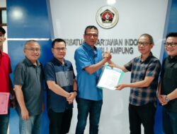 PWI Lampung Tetapkan Lukmansyah Sebagai PLT Ketua PWI Tulang bawang
