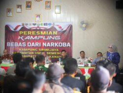 Bupati Way Kanan Ayu Asalasiyah Resmikan Kampung Bebas Narkoba Di Balai Kampung Sriwijaya