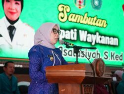 Bupati Way Kanan Ayu Asalasiyah Hadiri Rapat Rakerda TP PKK