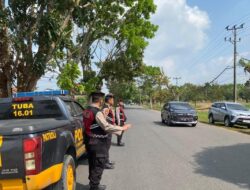 Patroli Kota Presisi Sat Samapta Polres Tulang Bawang, Kawal Ketertiban Cegah, Kriminalitas Dan Konflik Sosial Hingga Ke Titik Terdepan