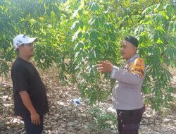 Bhabinkamtibmas Kampung Kahuripan Gerak Bersama Petani Perkuat Ketahanan Pangan Negeri