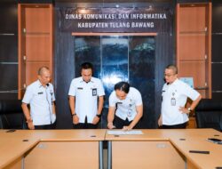 Sertijab Kepala Bidang Informasi dan Komunikasi Publik Diskominfo Tulang Bawang, Perkuat Komitmen Pelayanan Informasi Publik