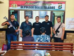 Polsek Dente Teladas Bekuk  Dua Pelaku Curat