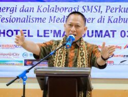 Bupati  Tuba Qudrotul Ikhwan Hadiri Muskab Ke 1 SMSI