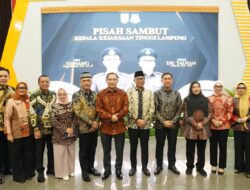 Bupati Way Kanan Hadiri Acara Pisah Sambut Kajati Lampung Di Mahan Agung
