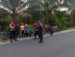 Strong Point Sore, Polsek Penawartama Hadir Di Tengah Masyarakat, Pastikan Situasi Tetap Aman dan Kondusif