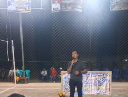 Kadis Disporapar Way Kanan Resmi Buka Turnamen Voli Pisang Indah Cup 2026
