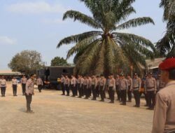Polres Tuba Dan Tubaba Gelar Apel Gabungan Amankan PT PAL, Kabag Ops Tekankan Jaga Etika