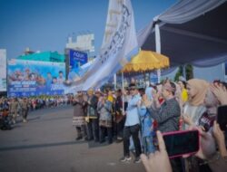 Puncak Festival Krakatau XXXV 2026, Gubernur Mirza Flag Off Lampung Tapis Karnaval